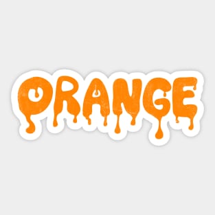 Orange Sticker